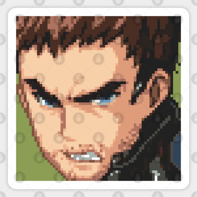 Resident Evil Pixel Art Sticker by AlleenasPixels